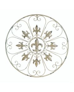 CIRCULAR FLEUR DE LIS WALL DECOR